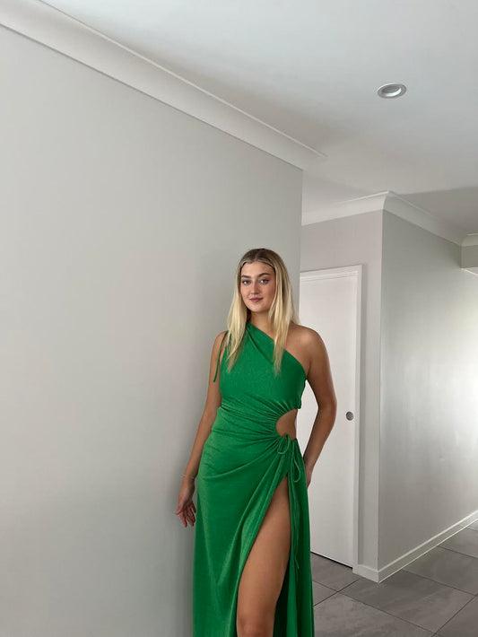 Sonya Moda Nour Forest Green Shimmer Dress Sale